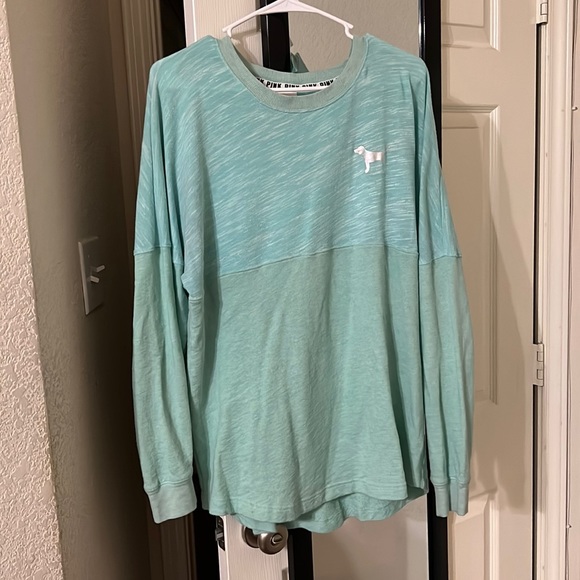 PINK Victoria's Secret Tops - Oversized Pink Victoria’s Secret Sweatshirt